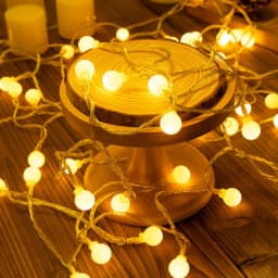 1.5/3/6/10m LED Ball String Lights Garland Lights Outdoor Lamp Wedding Garden Fairy Lights Christmas Decoration USB/Battery