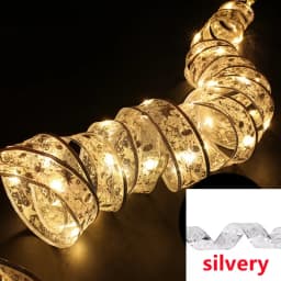 2026 LED Ribbon Decoration Lights 10m Christmas Tree Decoration Ornaments Lace Bows String Lights Navidad Home Decors New Year