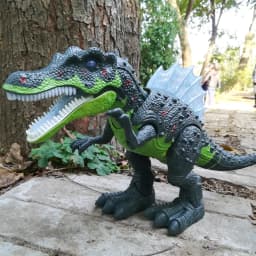 Large Electric Dinosaur Toy Dino Park World Walking Dinosaur Robot With LED Light Sound Tyrannosaurus Rex Toys For Boys Kids