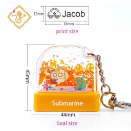 Customized Name Stamps Cute Cartoon Patterns Children's Clothing and Schoolbags for Marking Multi-Purpose Children's Stamps
