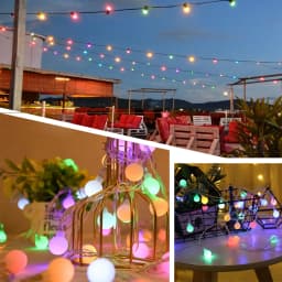 WS2812B Dream Color RGB LED Round Ball String Lights Christmas Party Birthday Decoration Addressable Individually IP67 DC5V
