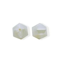 Cute-Idea 20pcs 14mm silicone icosahedron beads teether food grade chewable DIY handmade jewelry necklace bracelet baby teething