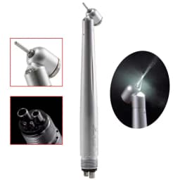 NSK Style Dental LED 45° Surgical High Speed Handpiece Fiber Optic Turbine 4 Hole YABANGBANG