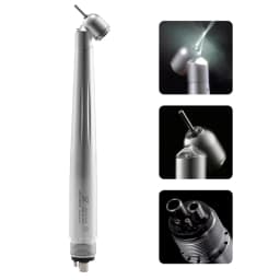 NSK Style Dental LED 45° Surgical High Speed Handpiece Fiber Optic Turbine 4 Hole YABANGBANG