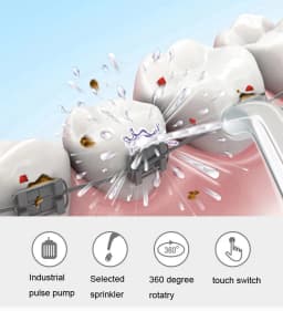 Water flosser 6 LEVELS 20-120PSI Teeth Clean massager V700P1000ml Oral Hygiene Water Dental Irrigator