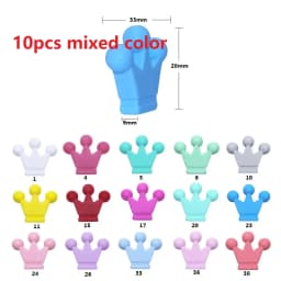 BOBO.BOX Silicone Teethers Beads Eco-friendly BPA Free Baby Teething Letter Beads Pacifier Chain Clip DIY Necklace Rattail Cord