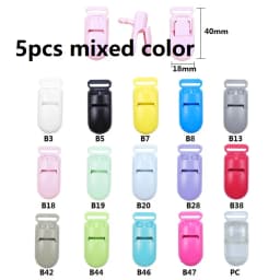 BOBO.BOX Silicone Teethers Beads Eco-friendly BPA Free Baby Teething Letter Beads Pacifier Chain Clip DIY Necklace Rattail Cord