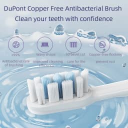 Xiaomi MIJIA Sonic Electric Toothbrush Set T302 4 Brush Heads IPX8 Waterproof Wireless Chraging Electronic Tooth Brush