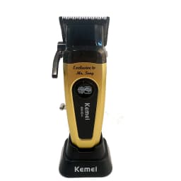 Kemei km 90 4 Professional Hair Clipper for Men 11500RPM 10W Brushless Motor DLC Blade Base Charger Haircut Machine Hair Trimmer