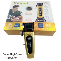 Kemei km 90 4 Professional Hair Clipper for Men 11500RPM 10W Brushless Motor DLC Blade Base Charger Haircut Machine Hair Trimmer