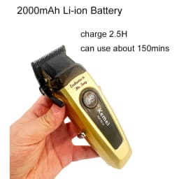 Kemei km 90 4 Professional Hair Clipper for Men 11500RPM 10W Brushless Motor DLC Blade Base Charger Haircut Machine Hair Trimmer