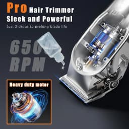 All Metal Hair Trimmer Machine Beard Clipper Electric Shaver for Men High Power Professional Cutter For Hairdresser Barber Shop