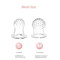 Baby Pacifier Fruit Feeder Baby Silicone Mesh Bag Pacifier Food-grade Fruit and Vegetable Feeder Nursing Toddler Teething Toys