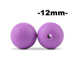 LOFCA 12mm 100pcs Silicone Beads Round Teether Baby Nursing Necklace Pacifier Clip Oral Care BPA Free Food Grade Colorful