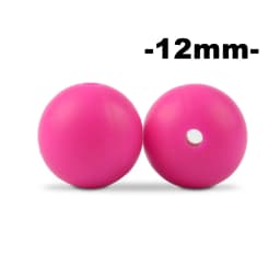 LOFCA 12mm 100pcs Silicone Beads Round Teether Baby Nursing Necklace Pacifier Clip Oral Care BPA Free Food Grade Colorful