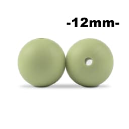 LOFCA 12mm 100pcs Silicone Beads Round Teether Baby Nursing Necklace Pacifier Clip Oral Care BPA Free Food Grade Colorful