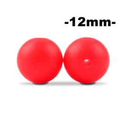 LOFCA 12mm 100pcs Silicone Beads Round Teether Baby Nursing Necklace Pacifier Clip Oral Care BPA Free Food Grade Colorful