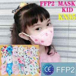 FFP2 CE Mask KN95 Child Childrren 5 Layer Face Mask Kid 3-8 8-15 Years Old Cartoons Masque Filter Respirator Mascarilla