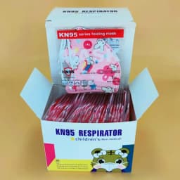 FFP2 CE Mask KN95 Child Childrren 5 Layer Face Mask Kid 3-8 8-15 Years Old Cartoons Masque Filter Respirator Mascarilla