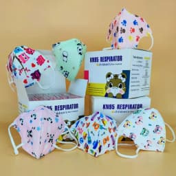 FFP2 CE Mask KN95 Child Childrren 5 Layer Face Mask Kid 3-8 8-15 Years Old Cartoons Masque Filter Respirator Mascarilla