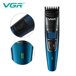 Original VGR Adjustable Beard Hair Trimmer For Men Cordless Stubble Hair Clipper Electric Lithium Haircut Machine Rechargeable