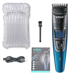 Original VGR Adjustable Beard Hair Trimmer For Men Cordless Stubble Hair Clipper Electric Lithium Haircut Machine Rechargeable