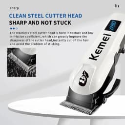 Kemei KM-232 Professional Hair Clipper Portable Mini Electric clippers USB Charging Cordless Hair Trimmer Men's Haircut Machine