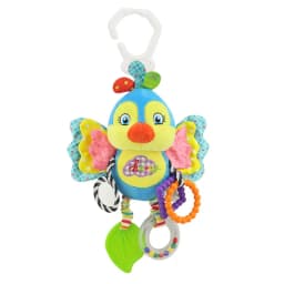 Baby Hanging Rattle Toys Plush Soft Animal Stuffed Handbells Educational Infant Development Handle Toys for Stroller Crib