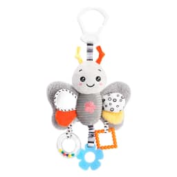 Baby Hanging Rattle Toys Plush Soft Animal Stuffed Handbells Educational Infant Development Handle Toys for Stroller Crib