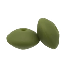 Cute-Idea 20Pcs Silicone Lentil Beads 12MM Baby Abacus Teething Beads BPA Free Newborn Baby Rodent Pacifier Chain Toy Baby goods