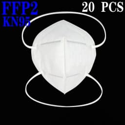 FFP2 headband Mascarillas CE KN95 Mask Black White 5 Layers Face Mask KN95 Filter Respirator mouth Mask Adults filter