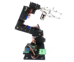 6 DOF Robotics Kit Educational Robot Manipulator Metal Alloy Arduino Arm Servo MG996 for Arduino Robot DIY Kit Programmable Kit