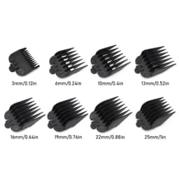 10pcs Universal Guards Hair Cutting Combs for Professional Hair Trimmer Machine Barber Accessories Trimmer Limit Combs 1.5-25mm
