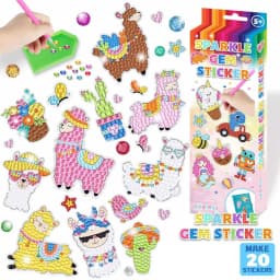 Good Quality GEM 5D Diamond Painting Stickers Kit Kids Handmade With DIY Painting Tools Cute Art Crafts Toys for Children Gifts