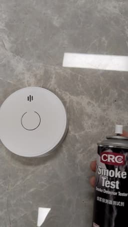 Wireless Interlinked Smoke Alarm 10 Years Battery Interconnected Smoke Detector with LED Indicator & Silence Button VS02F