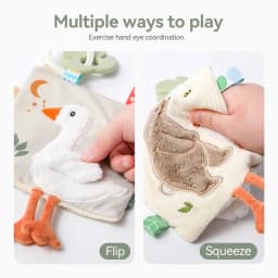 Infants Newborn Gift Soft Cotton Baby Sensory Toy Activity Cube Rattle Teething Book Mirror Crinkle Paper Early Development Toy