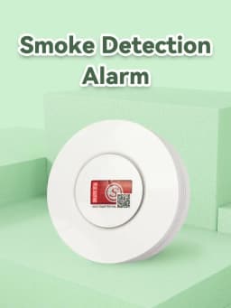 Meian Tuya Zigbee Smoke Sensor Fire Protection Smoke Detector Fire Alarm Home Security System Firefighter Work for Smart Life
