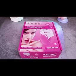 Kemei 189A Women Painless Epilator Rechargeable Body Hair Removal Machine Electric Shaving Private Part Bikini Armpit Depilation