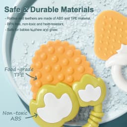10PCS Baby Rattle 0-12 Months Newborn Soft Bell Teether Hand Shaking Crib Mobile Ring with Storage Box Educational Gift Toy