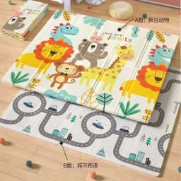 Baby Play Mats Activities Mats For Baby Game Mats Waterproof Children's Rug Kids Crawling Play Floor Carpets משטח פעילות לתינוק