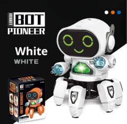 Dance Lighting Intelligent Six-claw Robot Light Music Children's toys Singing Electric Education Toy Boy Electric Birthday gift