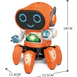 Dance Lighting Intelligent Six-claw Robot Light Music Children's toys Singing Electric Education Toy Boy Electric Birthday gift