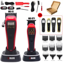 10000RPM Magnetic Vector Motor Professional Men's Hair Clipper DLC Blade with Seat Charger Hair Cutting Machine