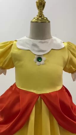 Halloween Girl Daisy Princess Dress Children Cartoon Movie Role Playing Costume Kids Birthday Party Elegant Gown Luxury Frock