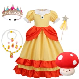 Halloween Girl Daisy Princess Dress Children Cartoon Movie Role Playing Costume Kids Birthday Party Elegant Gown Luxury Frock