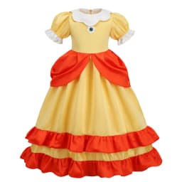 Halloween Girl Daisy Princess Dress Children Cartoon Movie Role Playing Costume Kids Birthday Party Elegant Gown Luxury Frock