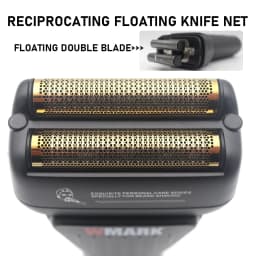 WMARK NG-7982 Professional Groomer 9000RPM Double Foil Shaver with LED Display Oil Head - Hair Clipper Beard Trimmer