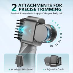 Kensen S6 Electric Hair Trimmer for Men Body Groomer Clipper IPX5 Waterproof Portable Groin Pubic Hair Trimmer Razor For Barber
