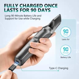 Kensen S6 Electric Hair Trimmer for Men Body Groomer Clipper IPX5 Waterproof Portable Groin Pubic Hair Trimmer Razor For Barber