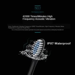 Adult Sonic Electric Toothbrush Ultrasonic Automatic USB Rechargeable IPX7 Waterproof Toothbrush Replaceable Tooth Brush Head